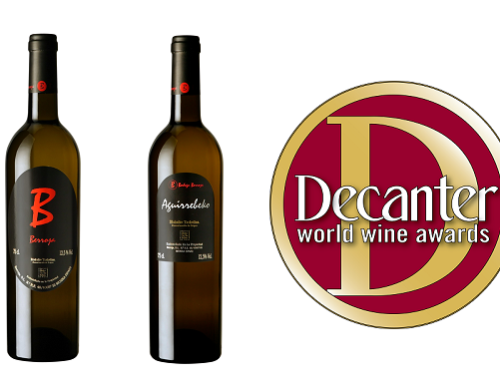 Dos vinos de Bodegas Berroja de la Pequeña DO Txakoli de Bizkaia obtienen 95 y 90 puntos en los Premios Decanter
