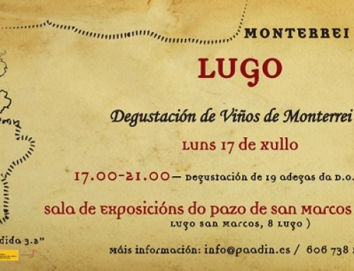 Hoy lunes los vinos de la Pequeña DO Monterrei estarán en Lugo