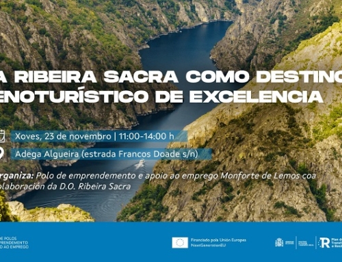 La Pequeña DO Ribeira Sacra organiza una mesa coloquio sobre su potencial enoturístico en la Bodega Algueira
