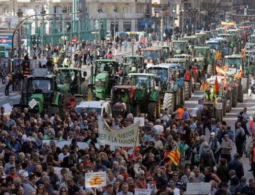 El sector agrario se manifiesta en Madrid para reclamar competir en igualdad de condiciones con terceros países