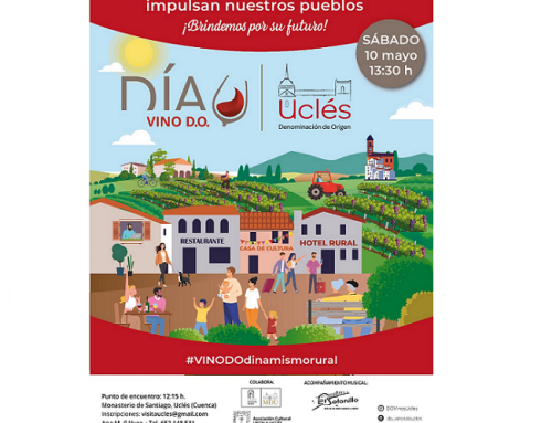 La Pequeña DO Uclés y otras 29 D.O.’s más, se unen el próximo 10 de mayo, al Dia Vino con D.O.2025 , que reivindica cómo las D.O.’ s contribuyen significativamente al desarrollo del territorio